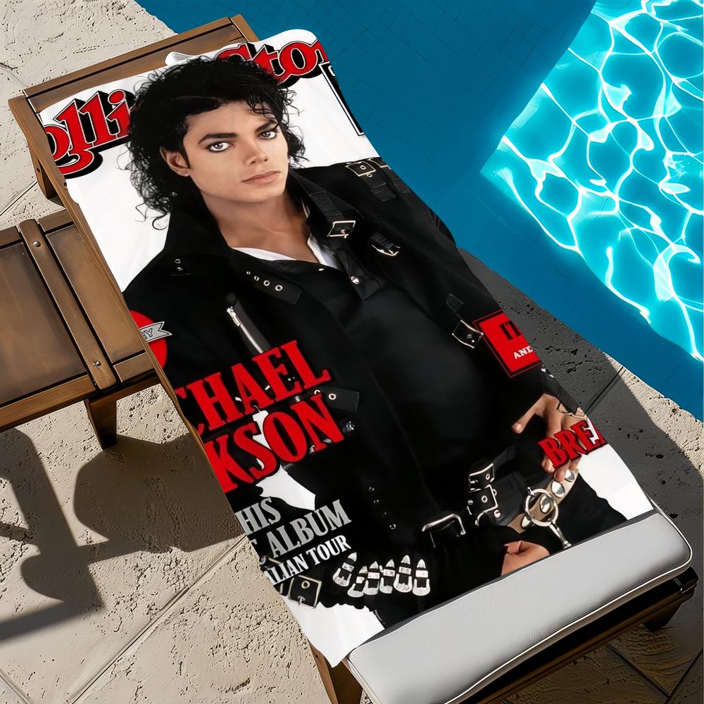 M-michael-l Singer Towel Beach Quick Dry Soft J-jackson Pool Towels Gift for Travel Gym Shower Camping Sports