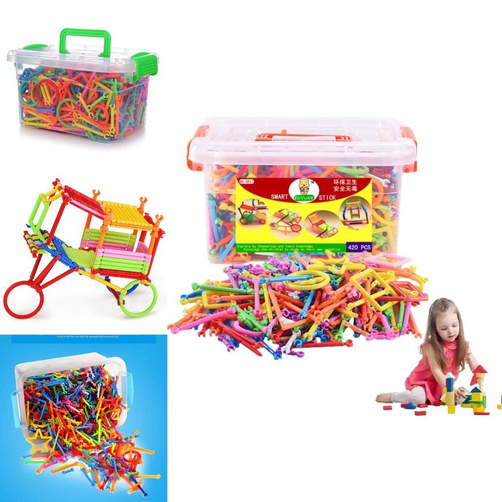 Smart Stick Lernbausteine Spielzeug für Kindergartenmädchen 3 Jahre alt Geschenk