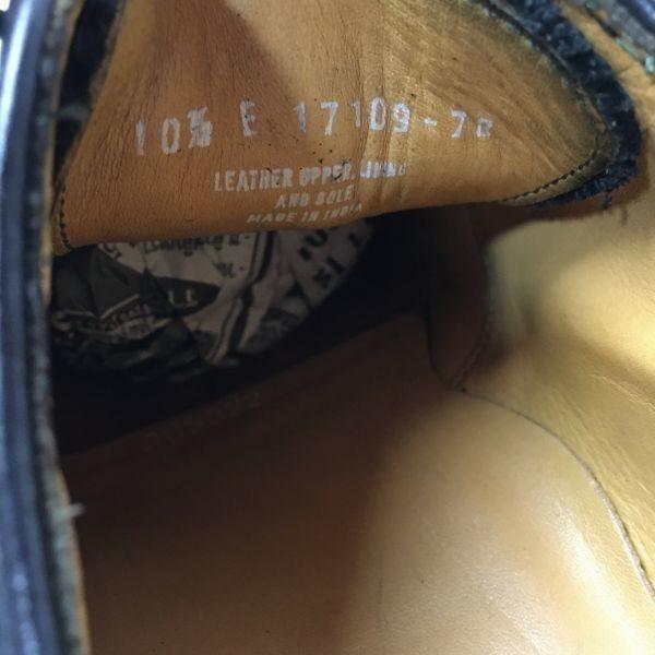 FLORSHEIM Imperial Kenmoor Wingtip Vintage Shoes Black Size 10.5E (28.0-28.5) Men's(USED)