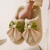 Cotton slippers men's winter bag heel home indoor thick bottom non-slip warm fluffy couple household cotton shoes women