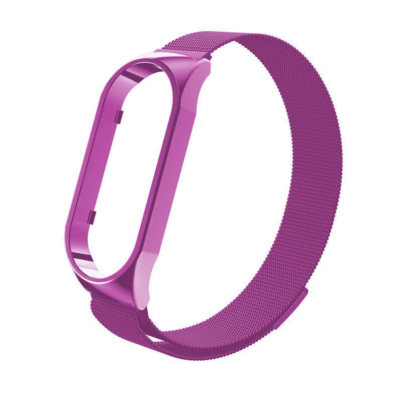 Xiaomi Mi Band 7 Mailänder Magnetmetallarmband & Edelstahl-Schutzhülle