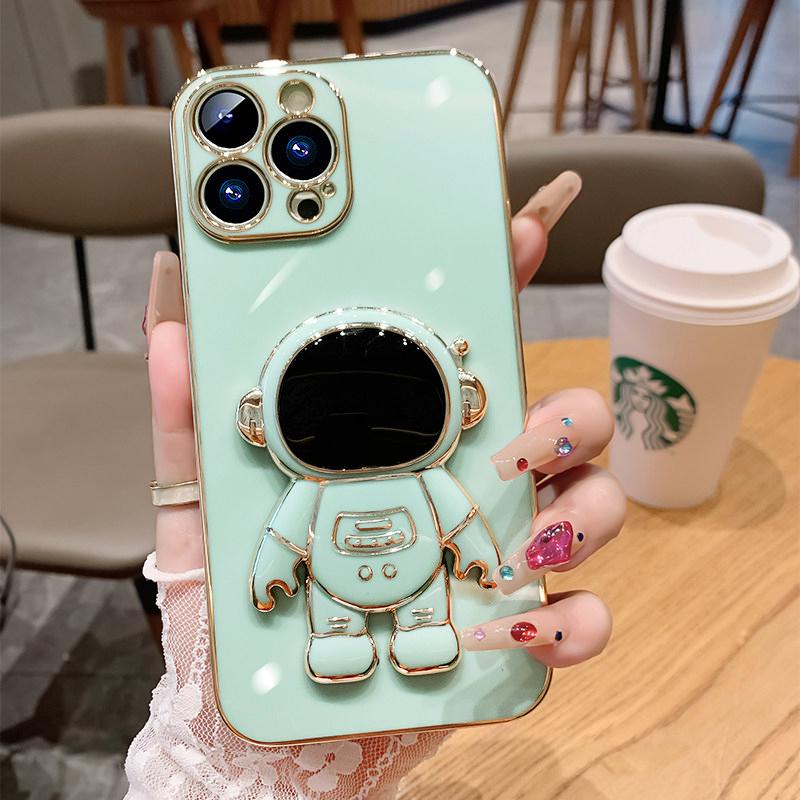 Pro Samsung Galaxy A53 A52S A52 A51 A73 A13 A72 A71 A33 A32 A12 A22 A 53 73 52S 52 13 Pouzdro Luxusní držák Astronaut Kryt na tel.