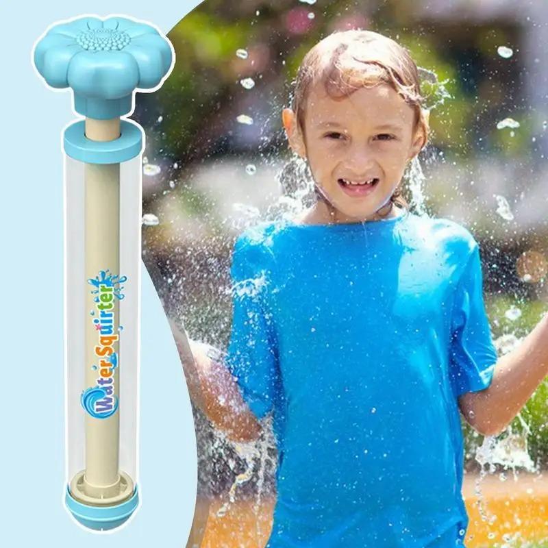 Fireworks Water Gun Pull-Out Waterguns for Adults Kids Pool Party Photography Props Summer Outdoor Water Play Toys for Children