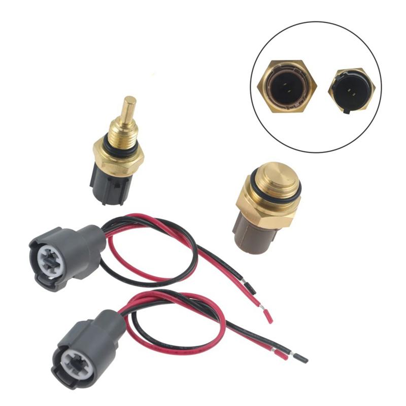 Cooling Fan Switch Coolant Temperature Sensor Connector For Honda Accord CR-V Civic Acura RSX 37760P000033 37870PJ7003