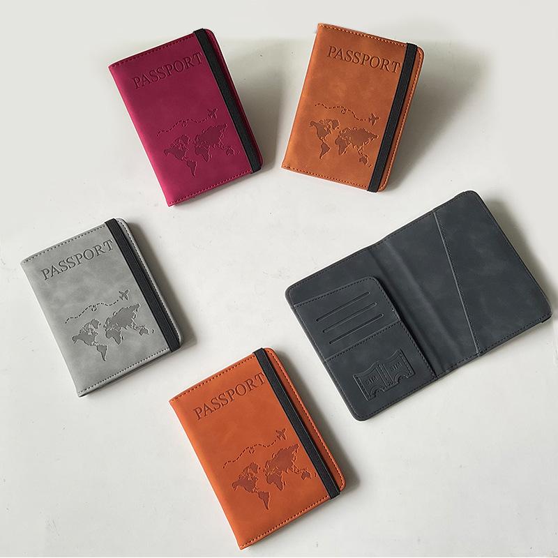 Карта паспорт кожа чувствительная ПУ цвет антимагнитный противокражная щетка обложка — фото 5