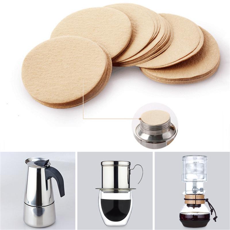300pcs Disposable Espresso Paper Filter for Portafilter 51mm 53mm 56mm 58mm 60mm 64mm 68mm Coffee Machine Filter Accessories