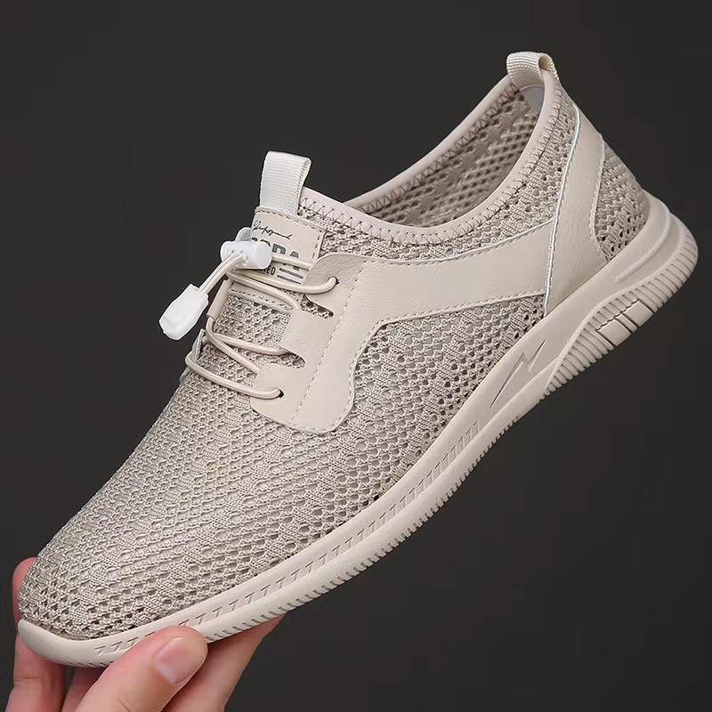 Fashion 2024 New Men Casual Shoes Brand Mocassins Hollow Out Breathable Sneakers Mens Loafers Soft Driving Shoes for Running Man Shoes