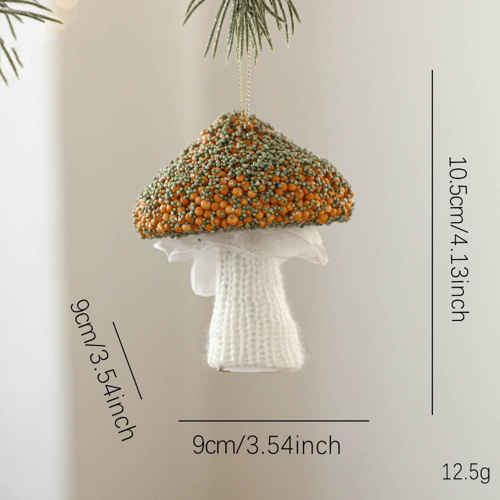 Champagne Christmas Hanging Decoration Foam Wrap Cloth Xmas Ball Ornament Alien Christmas Tree Christmas Tree Ornament