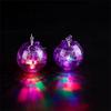 Colorful LED Earrings with Disco Balls Style Nightclub Earrings Plastic Texture Suitable for Party Wear and Clubbing Wear