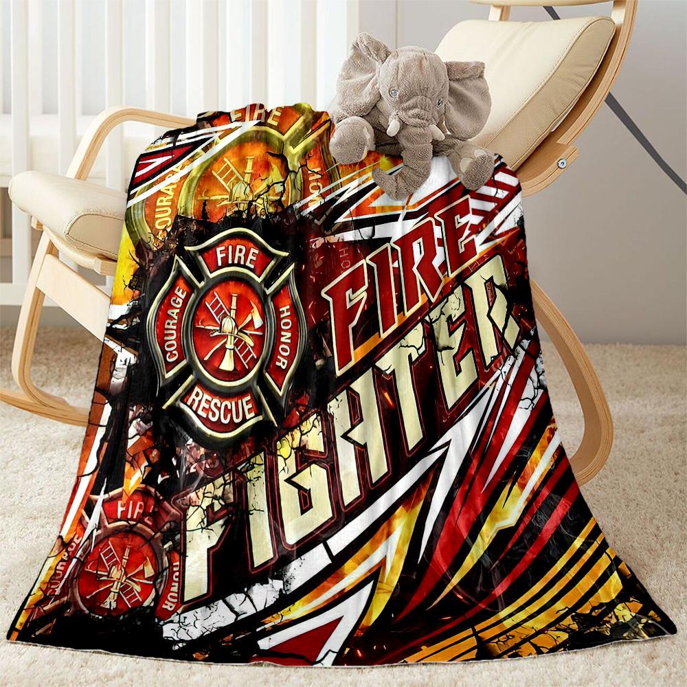 Firefighter Tribute Blankets are suitable for living rooms,making them an ideal choice for outdoor travel and gifts.