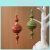 Christmas Traditional Wooden Acorn Pentagram Pendant Tree And Decoration Window
