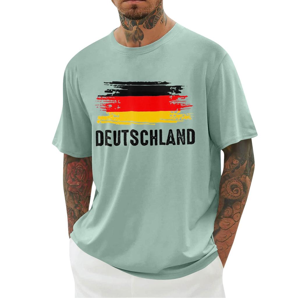 Unisex letní tričko s potiskem Unisex volný ležérní top s krátkým rukávem