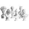 Bust Statue Sculpture,Classic Greek Figure Head Statue Resin Figurine Head Sculptures Decoration Sketch Ornament Small