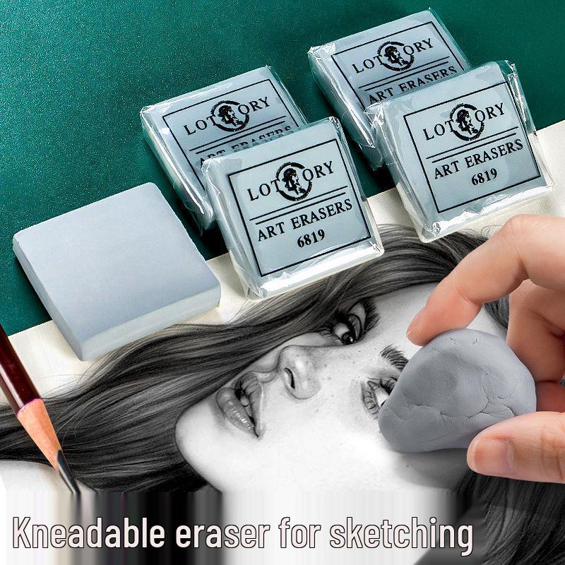 Exklusiv für Neueinsteiger: 5 Knetbare Radiergummis für Skizze & Kunst
