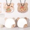 Cartoon Standing Makeup Mirror Adjustable Single-sided Mirror Portable Desktop Makeup Mirror  Gift