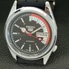 REFURBISHED SEIKO 5 AUTOMATIC 6309A VINTAGE JAPAN MENS BLACK WATCH a441131-4 Sk-a441131