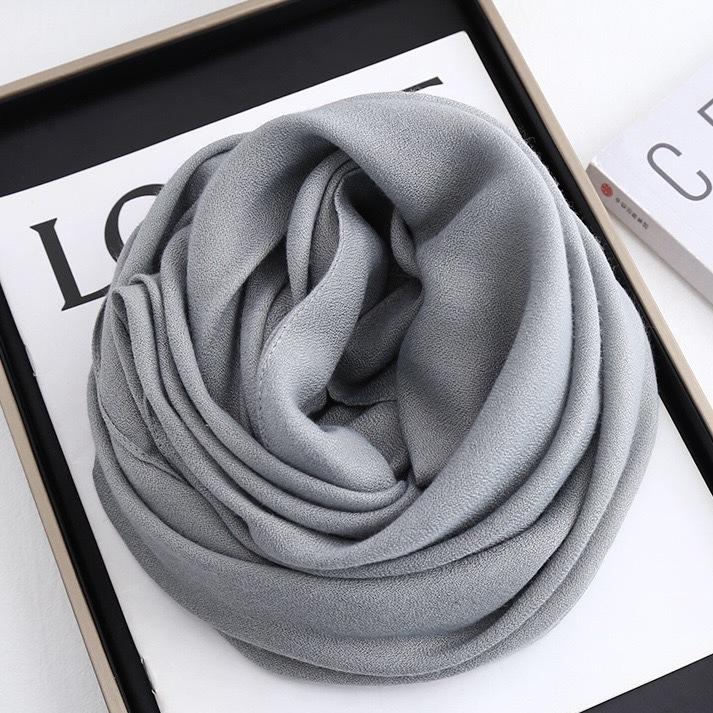 Solid color 91 cotton and linen scarf shawl summer fashion high-end atmosphere breathable headscarf sun protection hot sale women