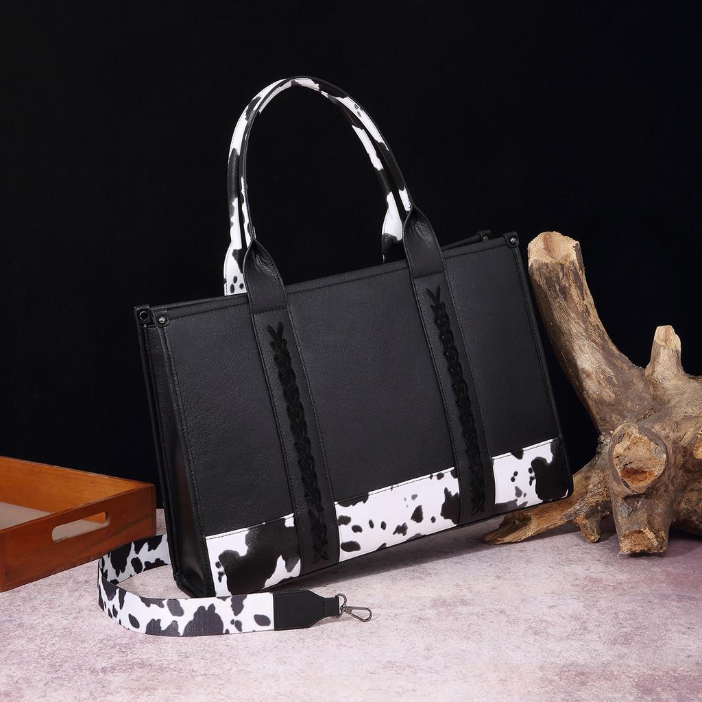 Vintage Cotton and Linen Print Western Women's Shoulder Bohemian Portable Messenger Women's Bag