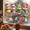 Christmas Decorations, Birds, Easter Egg Bells, Window Stickers, Shop Glass Stickers, Removable, Window Stickers, Static Stickers, Party Decorations