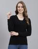 Damen Strickjacke Regular Fit Uni