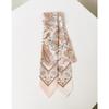 Daks Pink Silk Twilly Scarf Paisley Dcsc6e550p1