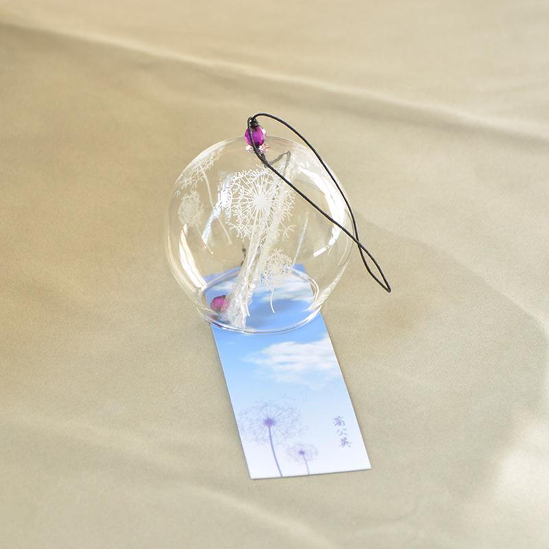 Wind Blossom Cherry Glass Chime Japanese Home Decor Ornament Birthday Gift