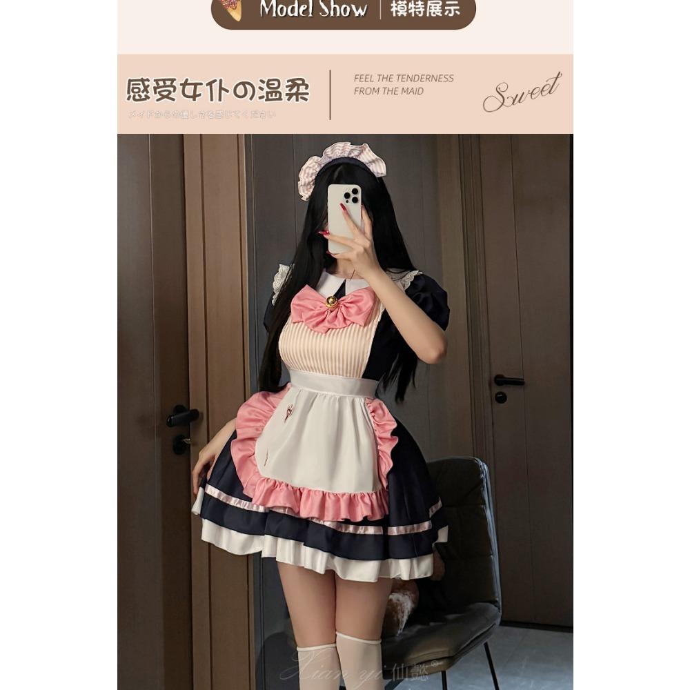 Xianyi Two-dimensional Animation Cos Uniform Japanese Sweet and Cute Plus Size Maid Dress Lolita Clothes 557