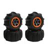 4pcs RC Beach Tires Multifunction Waterproof Rubber RC Car Wheel for 1/12 1/10 RC Cars