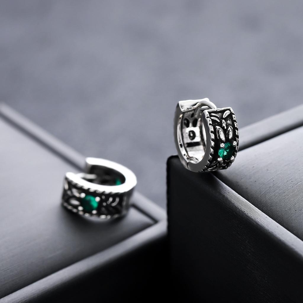 Stud Earrings Men's Trendy Ear Buckles Personalized Versatile Earrings Women's High-end Jewelry Accessories Earrings
