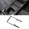 For Land Rover Defender 90 110 ABS Carbon Fiber Texture Central Console Armrest Storage Box Base Frame Cover Trim