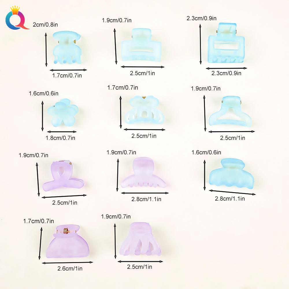 Qiyue Korean Matte Mini Hair Clip – Simple Fashion Hairpin for Bangs