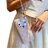 For Mate60 Pro Strap Phone Case Imitation Leather Full Cover Protective Chinoiserie Design Shockproof with Lanyard and Chain
