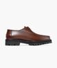 Firenze Atelier [Vibram] Casual Commando Sole Leather Mock Shoes 9008 [Wine Brown]