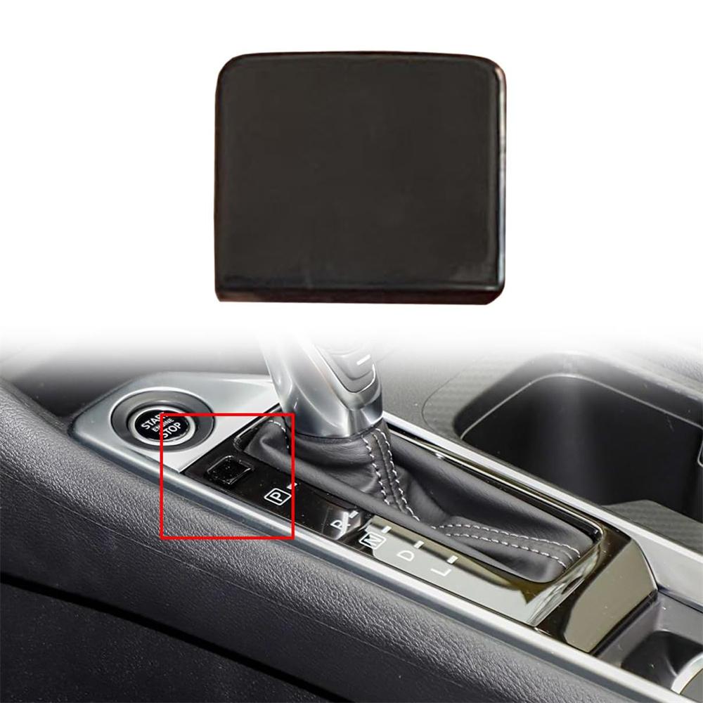 Black Gear Shift Lock Release Button Cap Cover Trim For Nissan Sentra 2020-2024