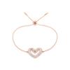 5628658 Sublima Una Heart Swan Bracelet