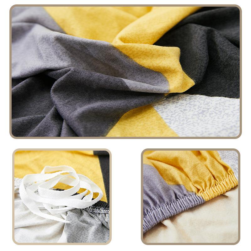 Capas em forma de L de 1/2/3/4 lugares estilo nórdico capas de sofá extensíveis de geometria simples para sala de estar, escritório, sala de estudo, sofá