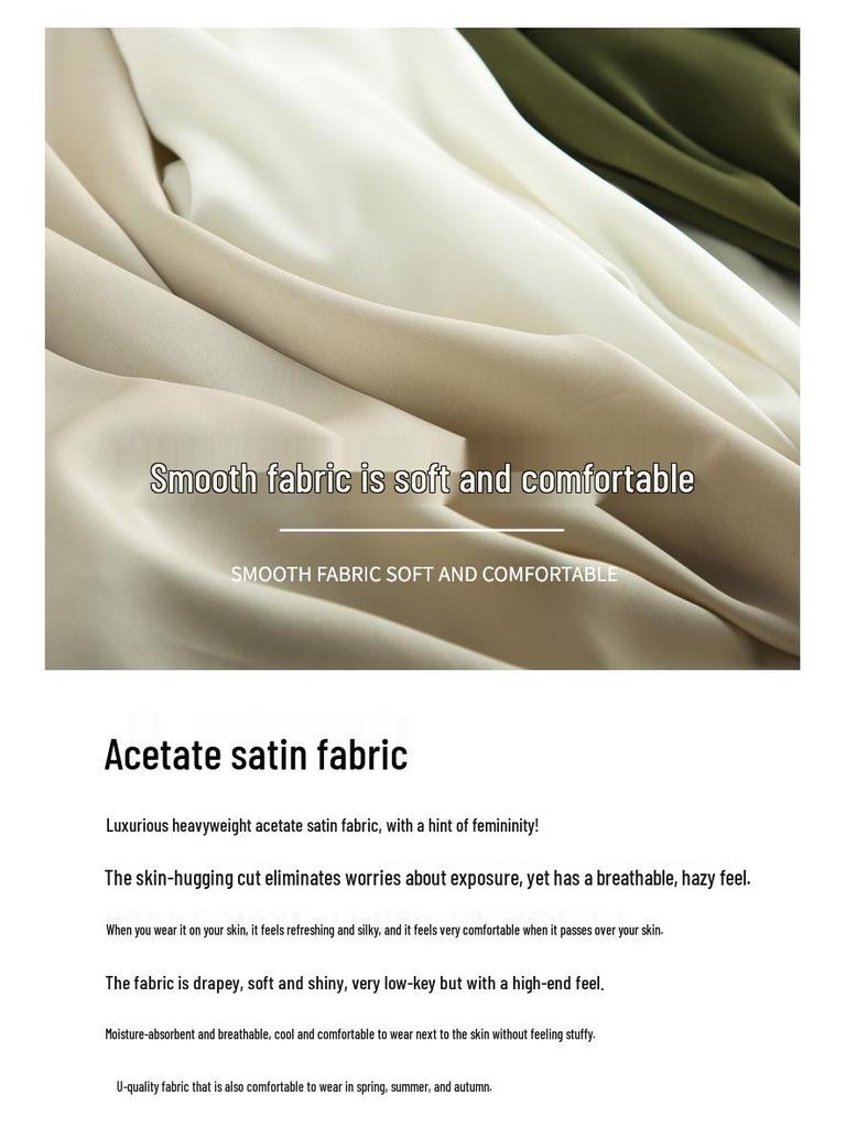 Jedwabiste Cami z krzyżującymi się ramiączkami na plecach - Damska letnia bielizna i odzież wierzchnia