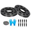 2x Espaçador de Roda 15mm 5X112 66.56mm CB 14X1.25 PARAFUSO Para BMW G30 M4 X5 650i 740Li