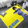 Blue Lock Room Mats Cheaper Anti-slip Modern Living Room Balcony Printed Household Carpets