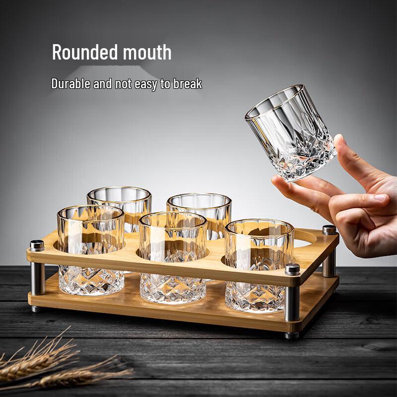Youluo Premium Handmade Baijiu Glass Set with Decanter