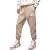 Jordan Logo Fleece-Lined Knit Joggers Men Bottoms Desert-Yellow DQ7469-277