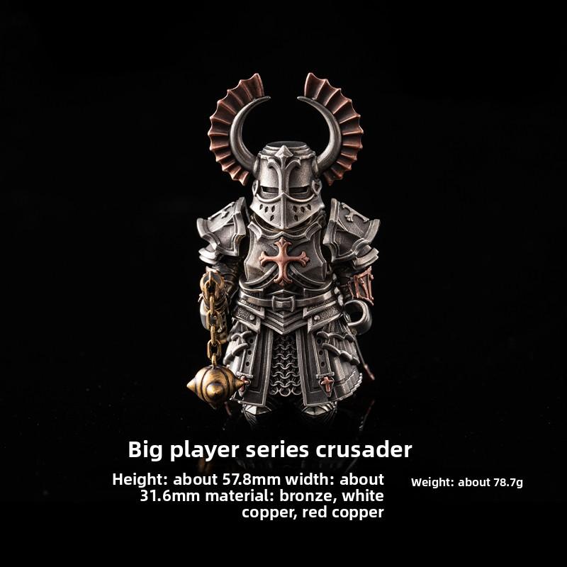 Craftsman Black Knight Ornament Guofeng Original Metal Assembling Model Figure Decompression Toy Magnetic Mecha Figure