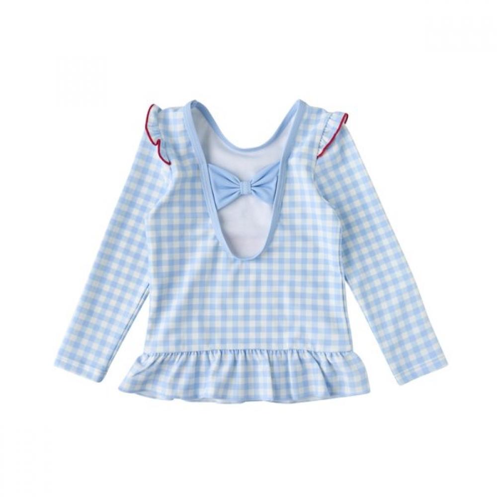 Mink Mui Ribbon Cherry Check Rash Guard  36314 621 01 