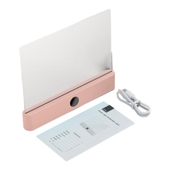 Průhledná lampička na čtení Stmívatelná 3 barvy Časovač Klipová lampička na knihu k posteli Dobíjecí Péče o oči Lampička na knihu Dárek pro čtenáře Děti Ženy Muži