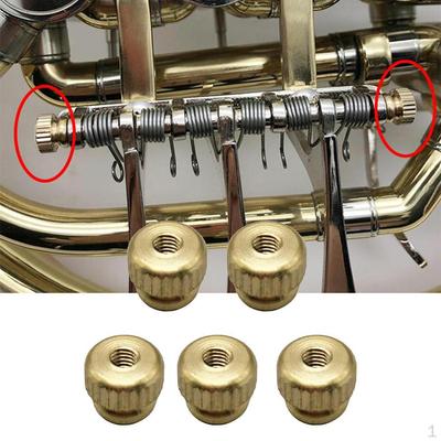5 viti a testa zigrinata in rame per corno francese da 3 mm