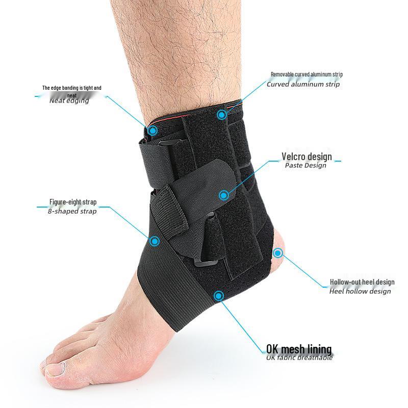 Ankle Bone Fixation & Support: Sprain & Sports Protector for Ligament, Foot, and Drop.