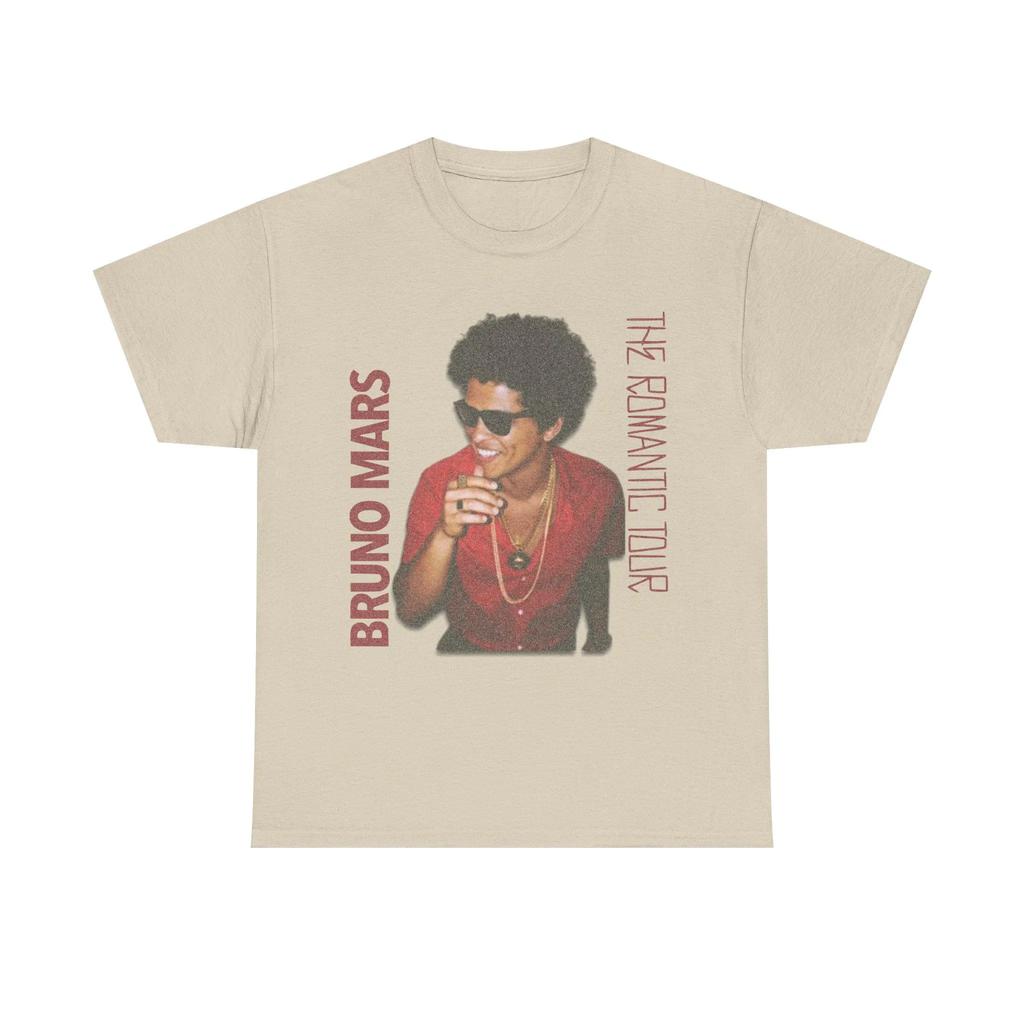 Bruno Mars The RoUnisextic Tour 2026 Summer Unisexs and Womens Cotton TShirts Fan Souvenirs Comfortable High Quality Ins Y2K