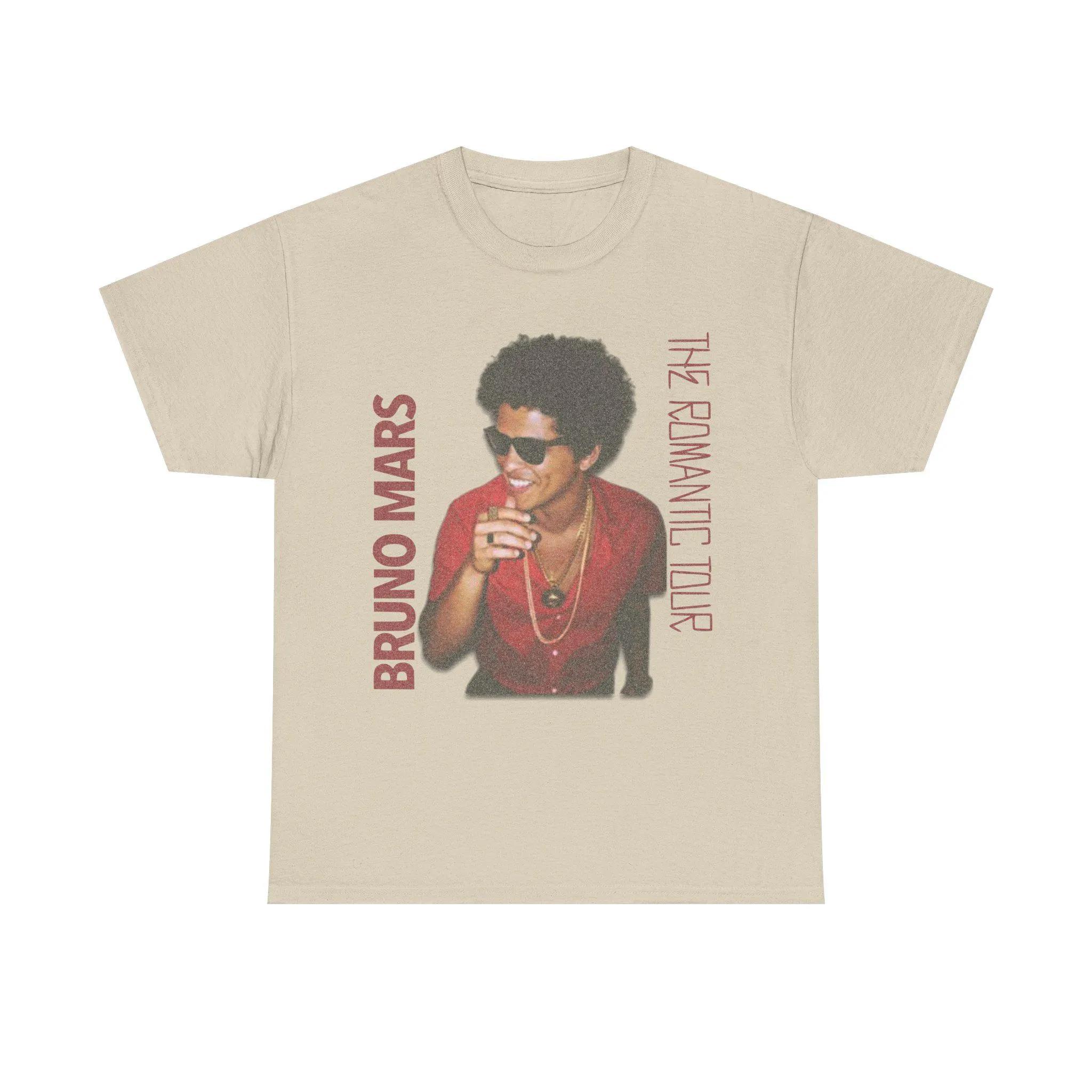 

Bruno Mars The RoUnisextic Tour 2026 Summer Unisexs and Womens Cotton TShirts Fan Souvenirs Comfortable High Quality Ins Y2K S
