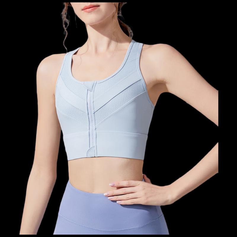 Спортивный бюстгальтер OEING с высокой поддержкой и молнией YKK 4XL