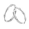 Bamboo Joint Couple Ring: S925 Sterling Silver, Chinese Style, Gift for Men & Women
